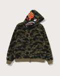 1ST CAMO 2ND SHARK BOA HOODIE JACKET MENS