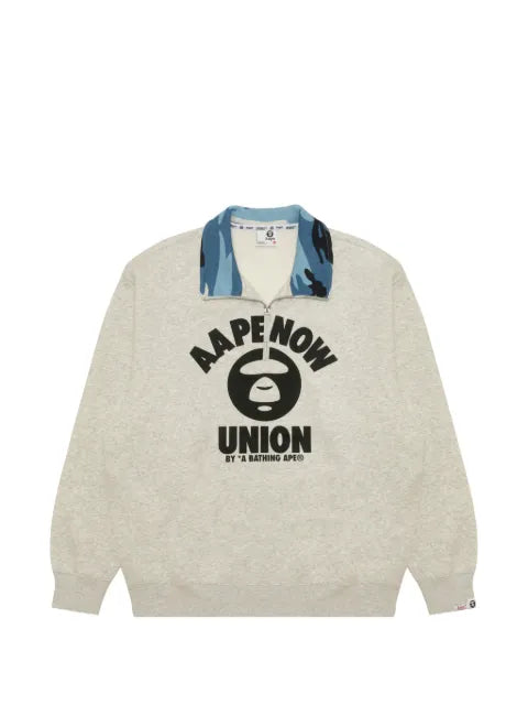 AAPE BY *A BATHING APE® camouflage-print logo-print sweater