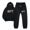 1977 Hoodie & Pants Set Black