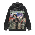 Godspeed Out of Many One Graphic Acid Wash Hoodie