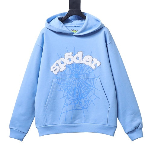 Sp5der OG Web Hoodie Blue